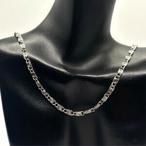 90s Silver Monet Chain Necklace